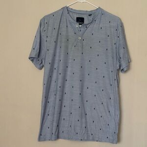 Bruno Milano Henley Men’s Shirt Size Large